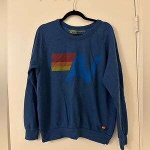 Aviator Nation Logo Crewneck - Dark Blue - Size M